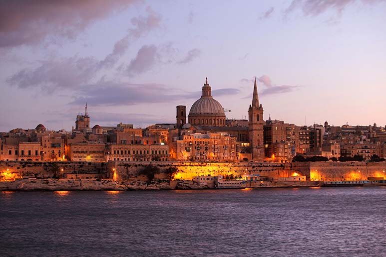 Crociera serale a La Valletta Malta